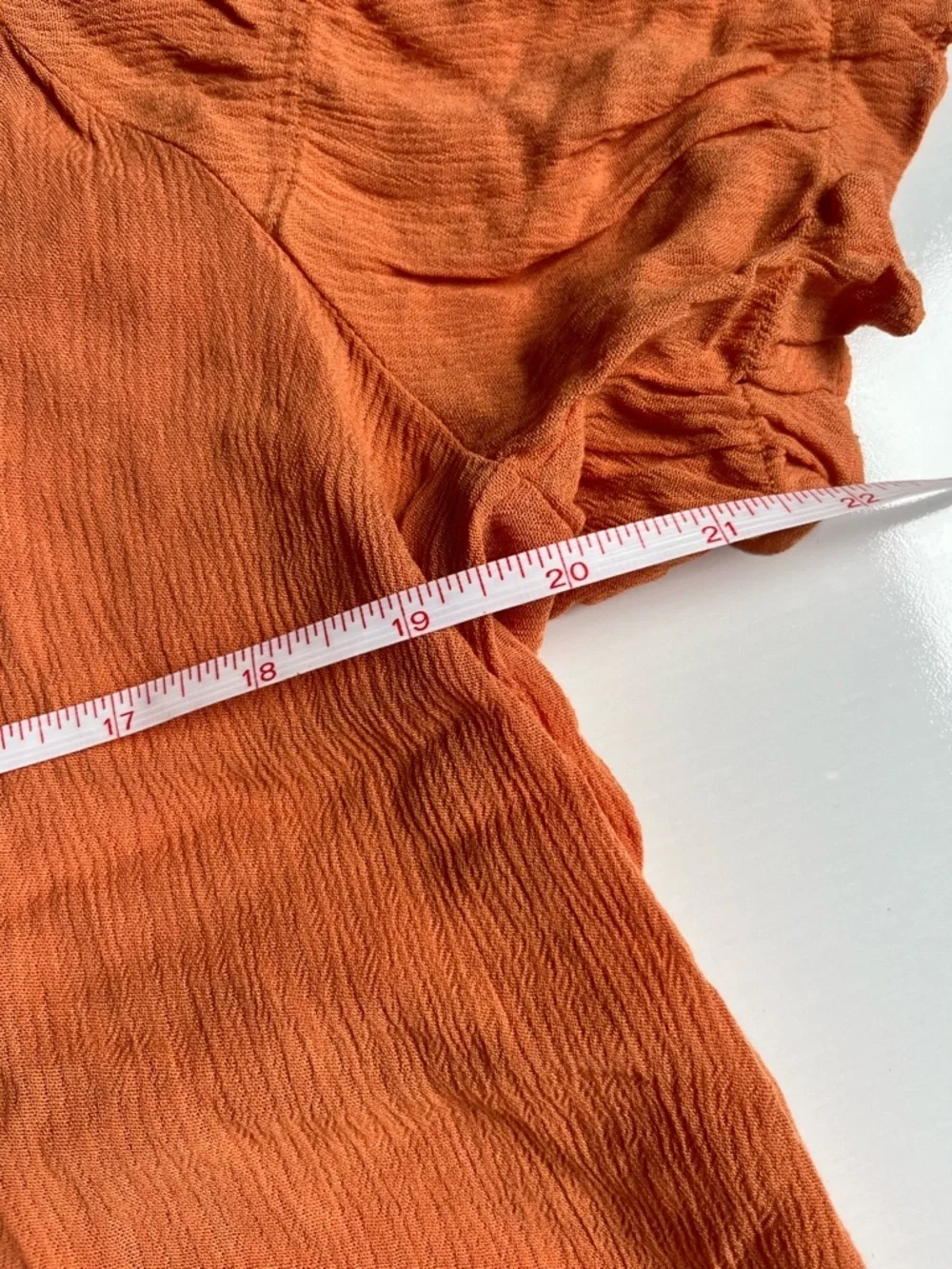 NWOT soyaconcept Orange Eyelet Hem Short Set